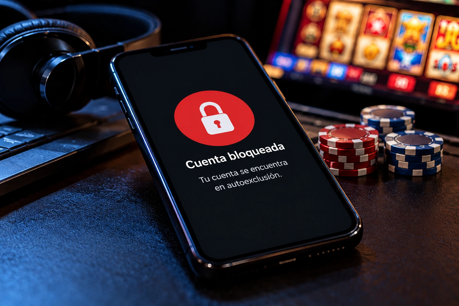 Cuenta de casino online bloqueada por autoexclusi&oacute;n