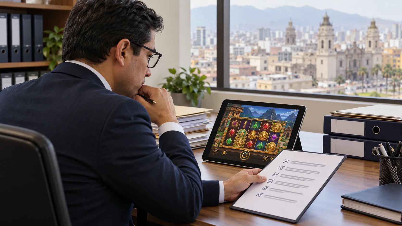 Especialista verifica requisitos de autorización para juegos en línea en Perú
